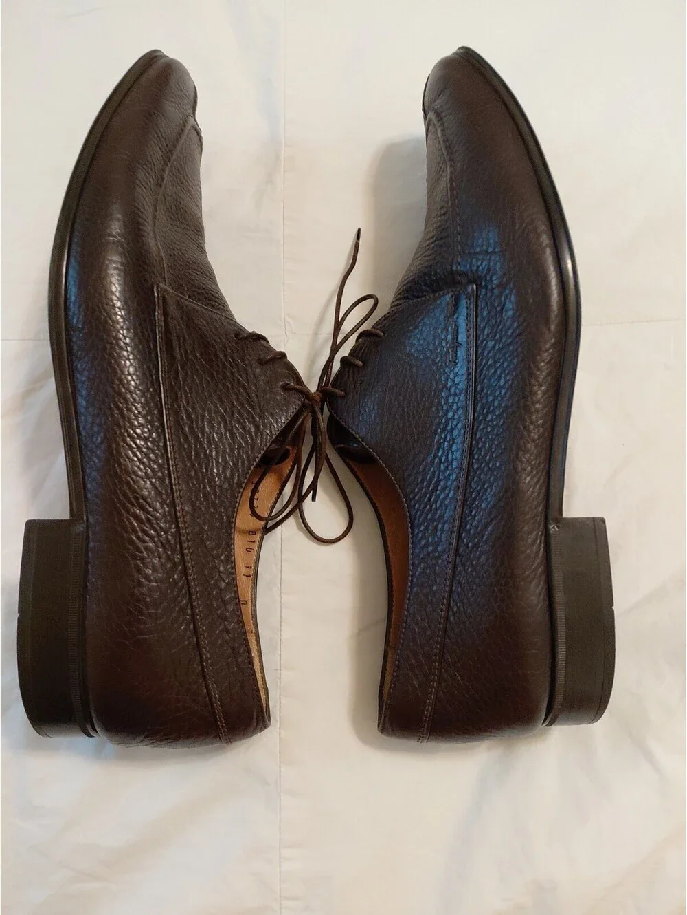 Salvatore Ferragamo Mens Shoes Size 11 Brown Excellent Condition #741
